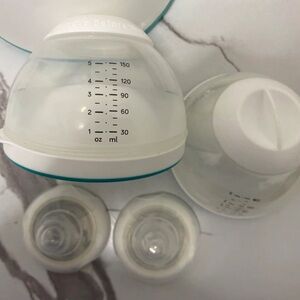 Baby bottle Nanobaby bottle set and warming area